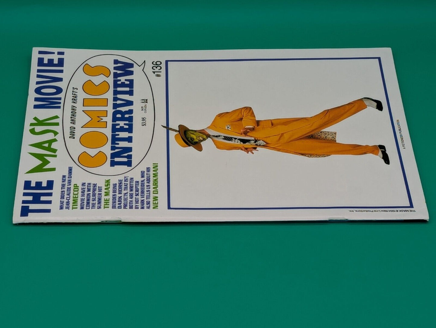 Comics Interview #136 - Fictioneer | Jim Carrey the Mask Collectibles:Comic Books & Memorabilia:Comics:Comics & Graphic Novels JJJambers Jamboree