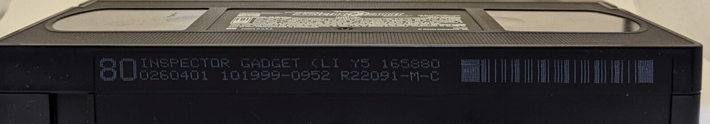 Inspector Gadget (1999) Disney VHS Cassette Movies & TV:VHS Tapes JJJambers Jamboree