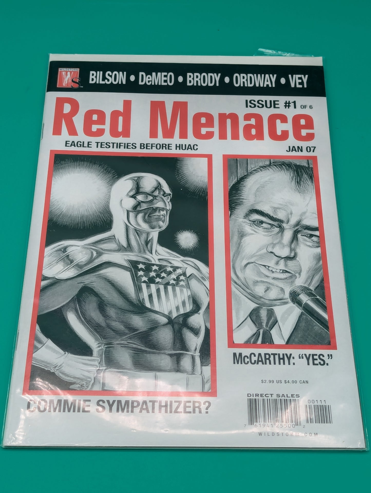 Red Menace #1 (2007) - Wildstorm Comics Collectibles:Comic Books & Memorabilia:Comics:Comics & Graphic Novels JJJambers Vintage Vault