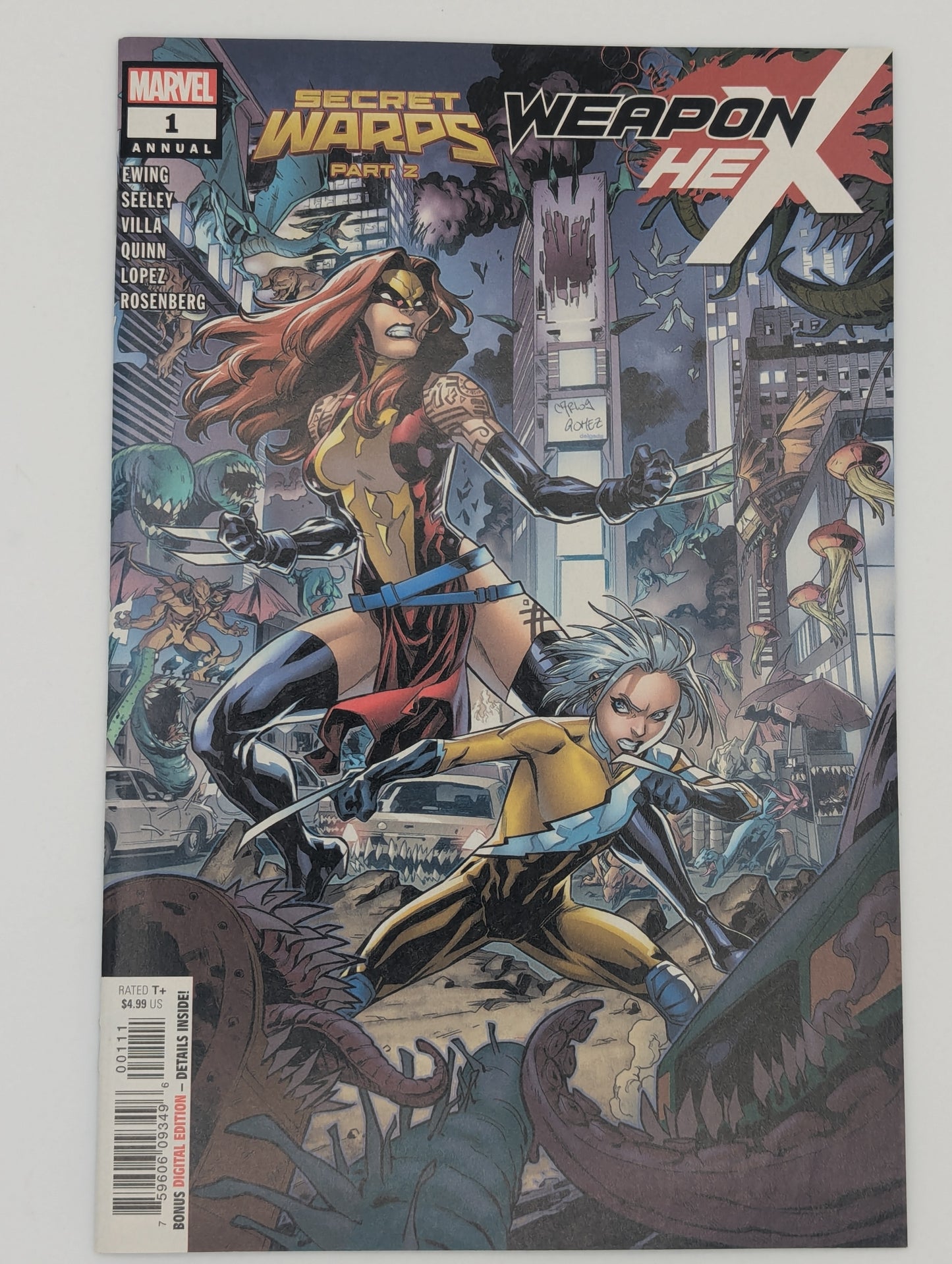 Secret Warps: Weapon Hex Annual #1 (2019) - Marvel Comic - VF Collectibles:Comic Books & Memorabilia:Comics:Comics & Graphic Novels JJJambers Jamboree