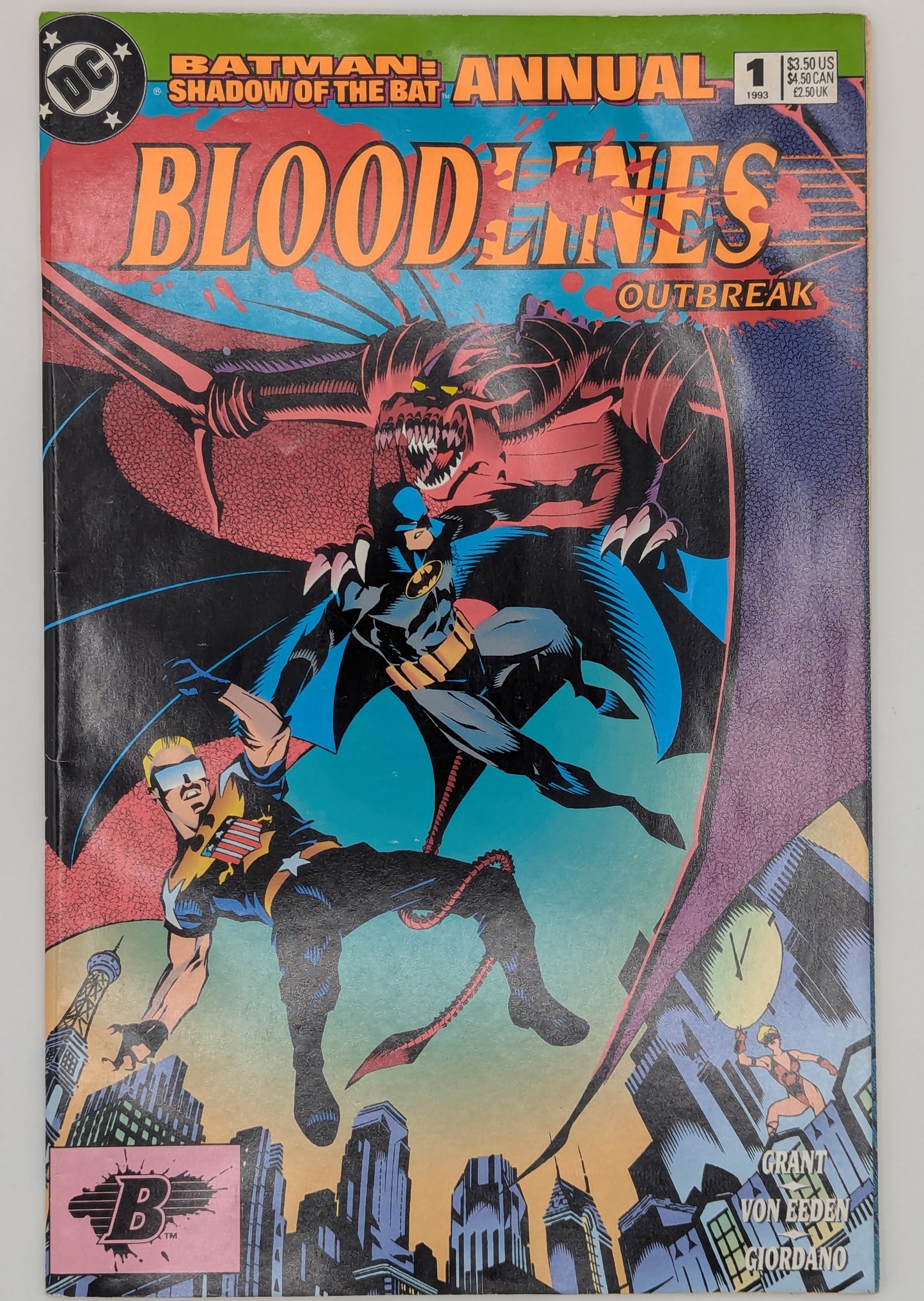 Batman: Shadow of the Bat Annual #1 (1993) - DC Comic - FN Collectibles:Comic Books & Memorabilia:Comics:Comics & Graphic Novels JJJambers Jamboree