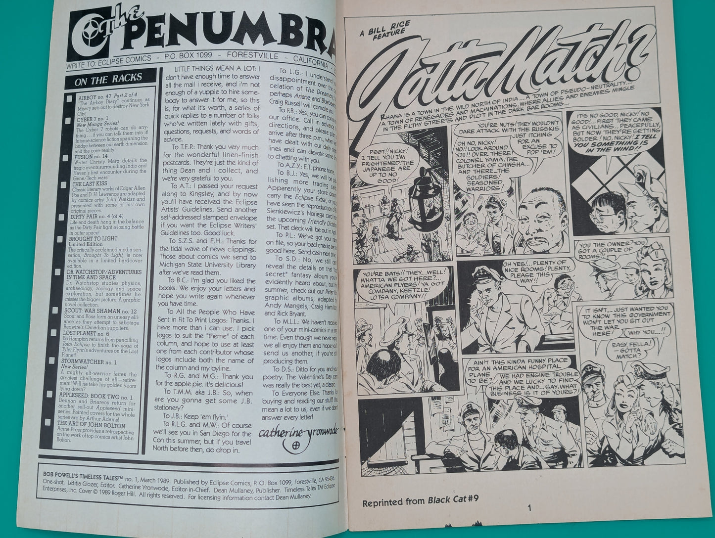 Bob Powell's Timeless Tales #1 (1989) - Eclipse Comic - FN+ Collectibles:Comic Books & Memorabilia:Comics:Comics & Graphic Novels JJJambers Jamboree