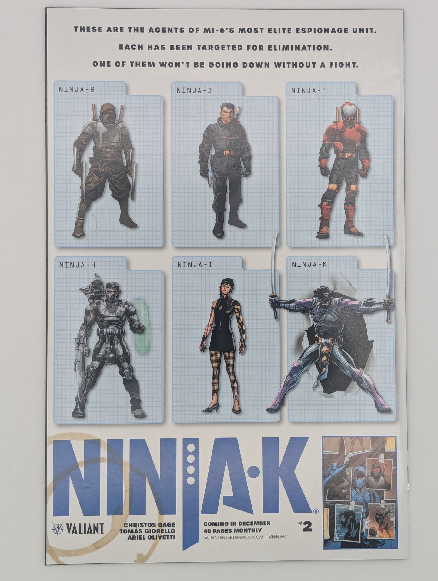 Harbinger Renegade #0 (2017) - Valiant Comic - FN minus Collectibles:Comic Books & Memorabilia:Comics:Comics & Graphic Novels JJJambers Jamboree