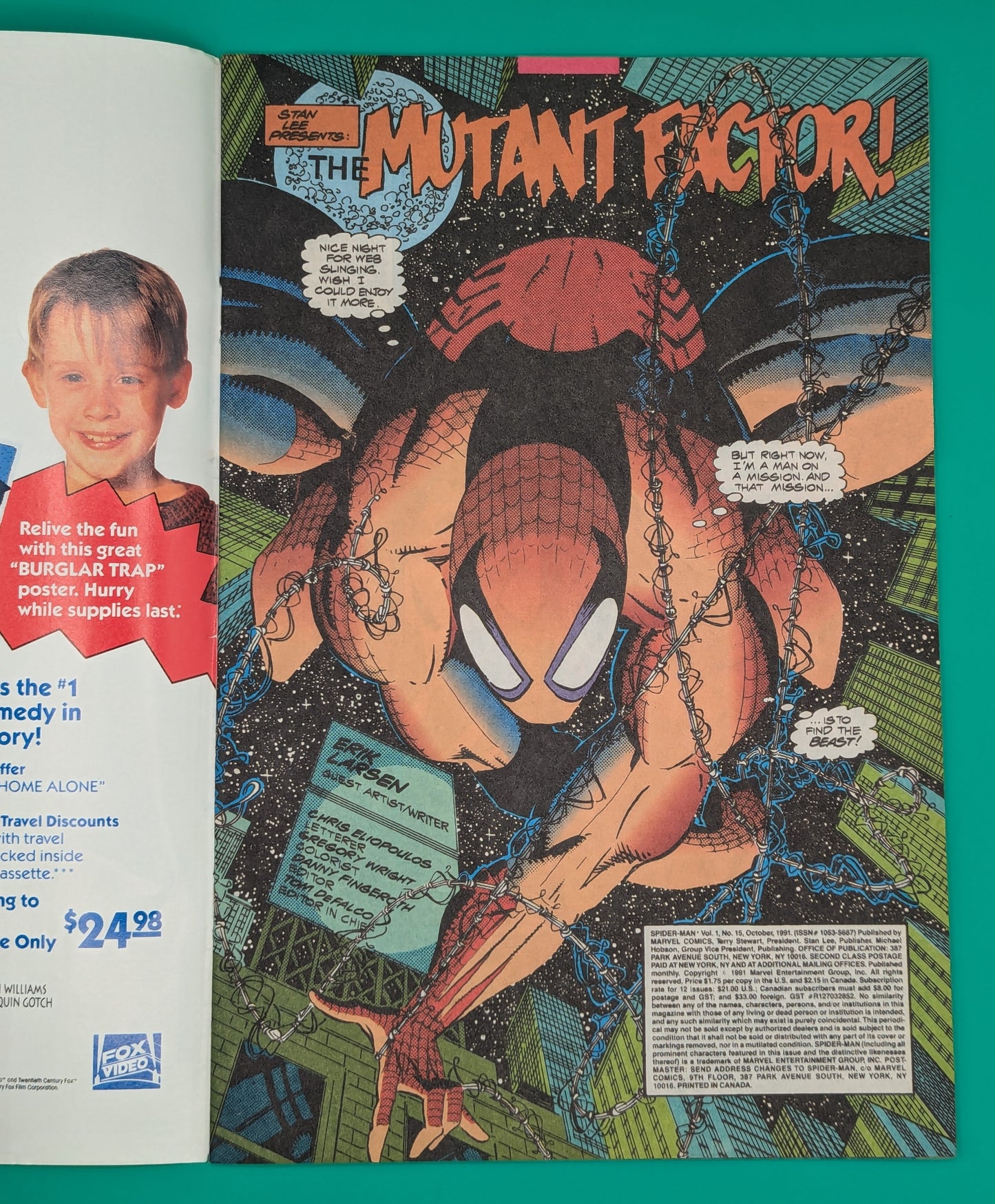 Spider-Man #15 (1991) - Marvel Comics Collectibles:Comic Books & Memorabilia:Comics:Comics & Graphic Novels JJJambers Jamboree