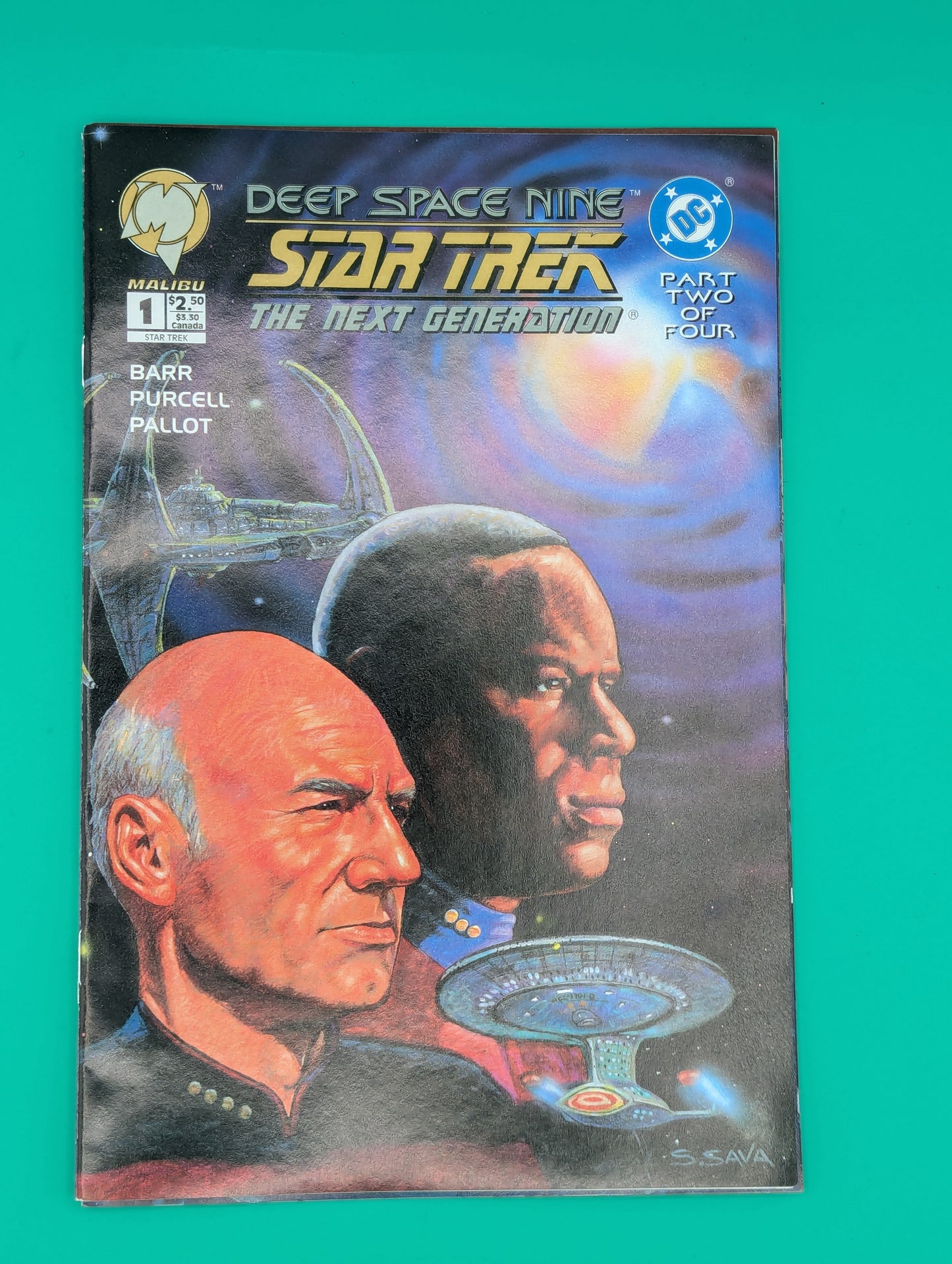 Star Trek: The Next Generation Deep Space Nine #1 (1994) Part 2 of 4 - DC & Malibu Comics Collectibles:Comic Books & Memorabilia:Comics:Comics & Graphic Novels JJJambers Vintage Vault