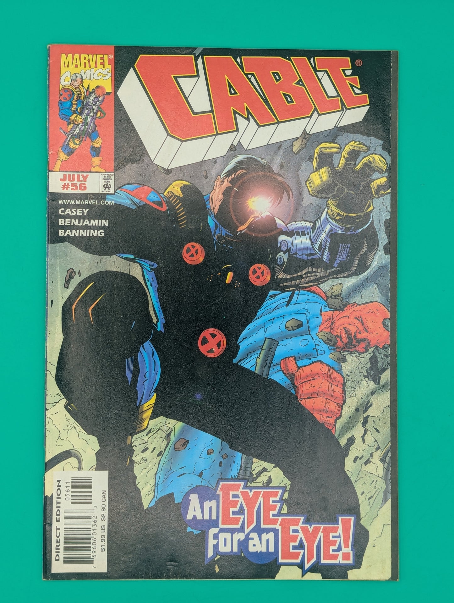 Cable #56 (1998) - Marvel Comic Collectibles:Comic Books & Memorabilia:Comics:Comics & Graphic Novels JJJambers Jamboree