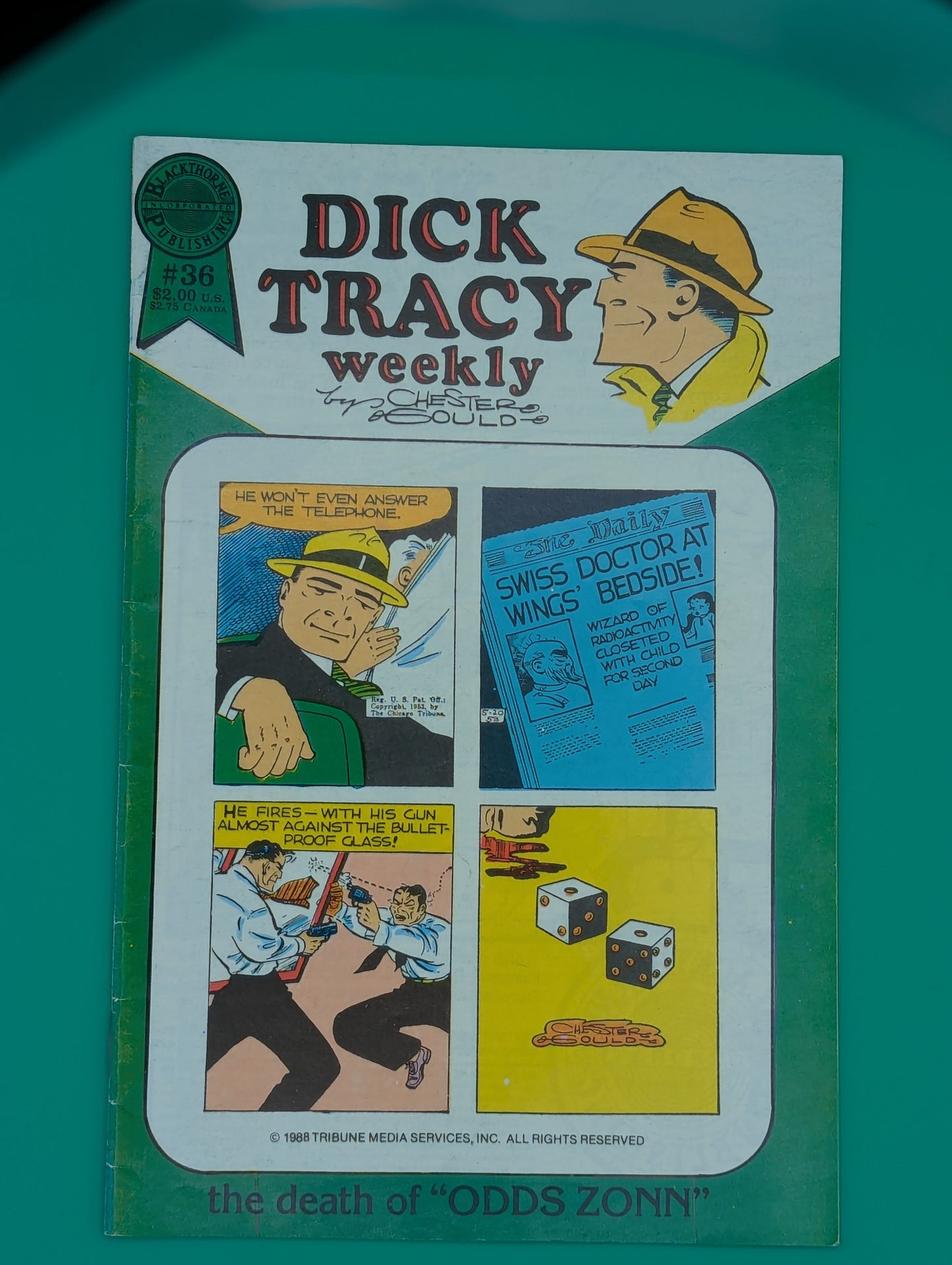 Dick Tracy Weekly #36 - Blackthorne Publishing Comic Collectibles:Comic Books & Memorabilia:Comics:Comics & Graphic Novels JJJambers Vintage Vault