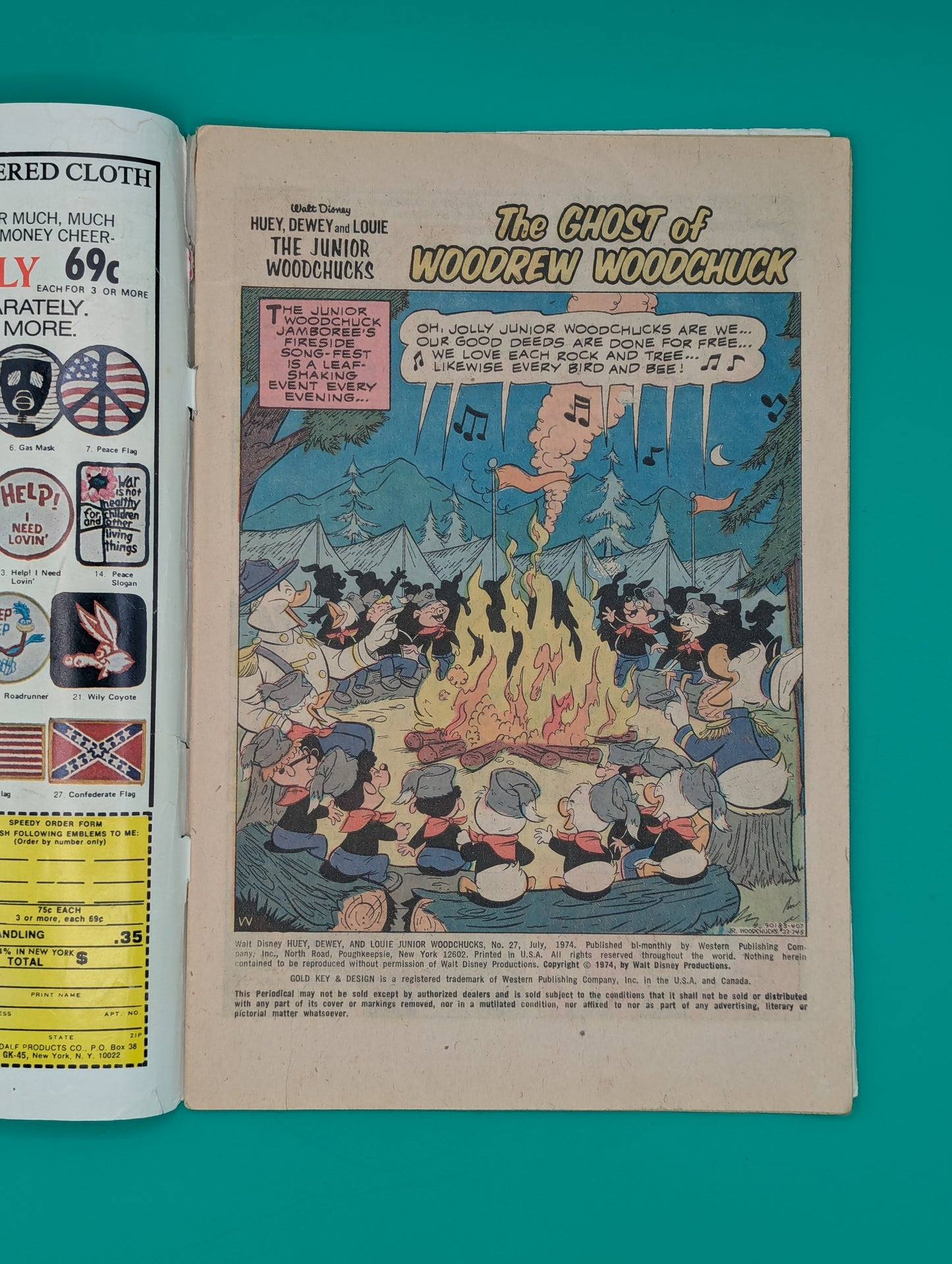 Huey, Dewey, and Louie Junior Woodchucks #27 (1974) - Gold Key Comic - FN Collectibles:Comic Books & Memorabilia:Comics:Comics & Graphic Novels JJJambers Jamboree