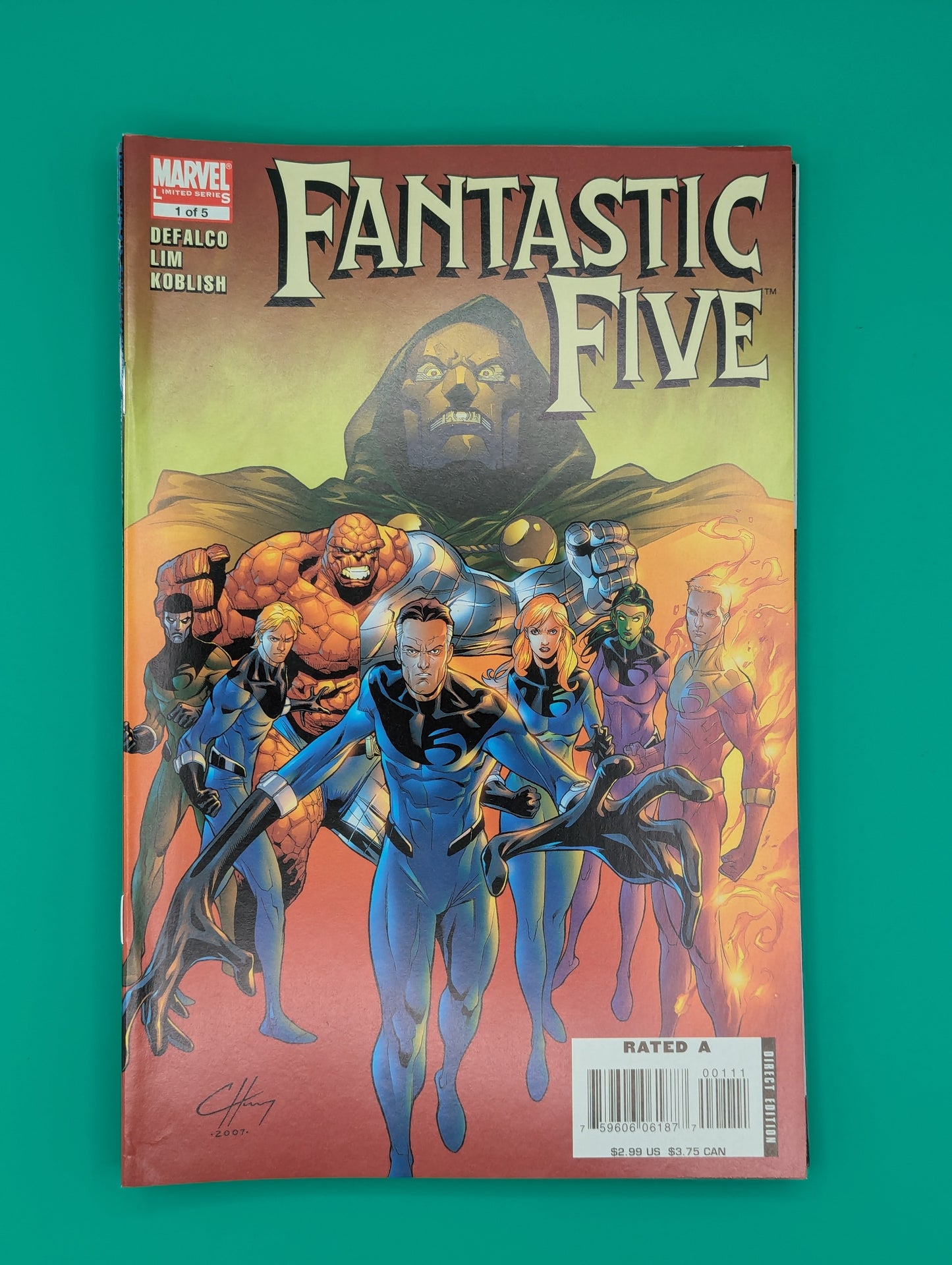 Fantastic Five 1 of 5 - Marvel Dollar Comic Collectibles:Comic Books & Memorabilia:Comics:Comics & Graphic Novels JJJambers Vintage Vault