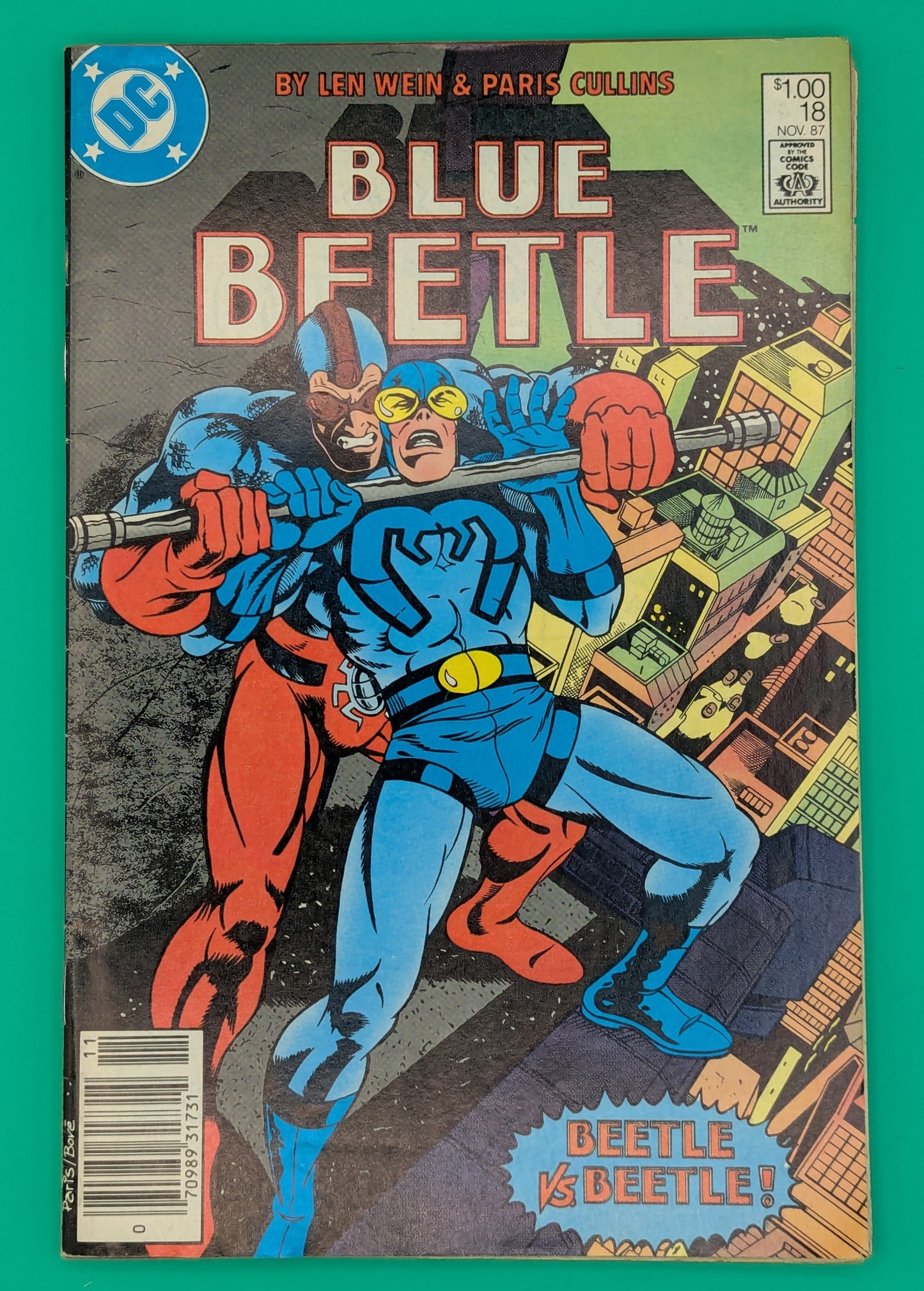 Blue Beetle #18 (1987) - DC Comic Collectibles:Comic Books & Memorabilia:Comics:Comics & Graphic Novels JJJambers Jamboree
