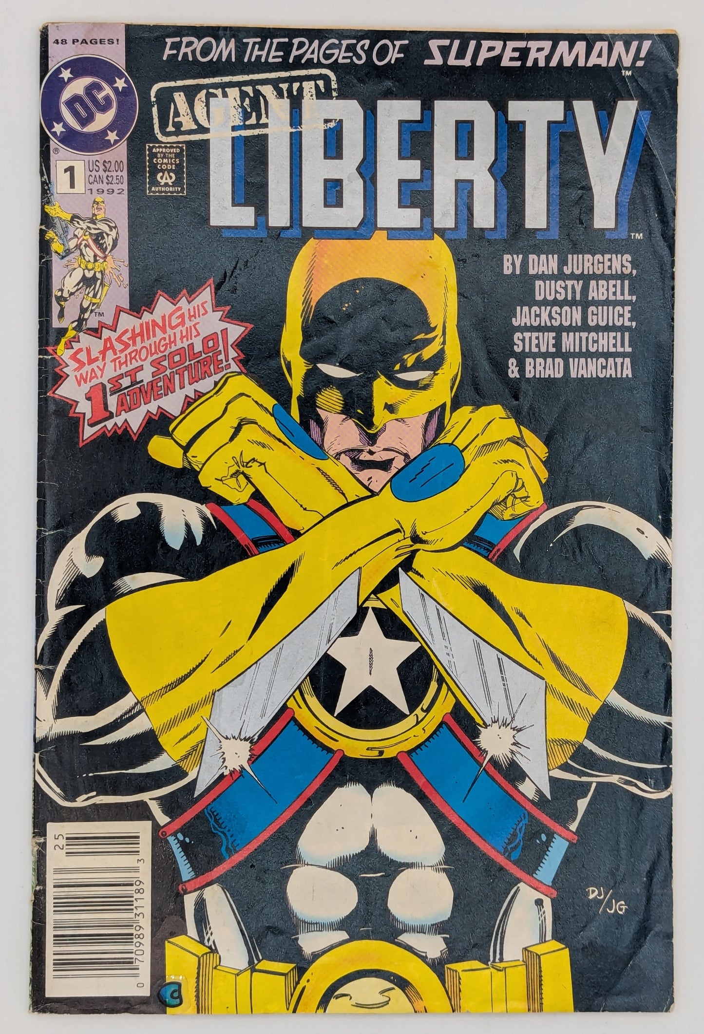 Agent Liberty Special #1 (1992) - DC Comic One-Shot - Fine+ Collectibles:Comic Books & Memorabilia:Comics:Comics & Graphic Novels JJJambers Jamboree
