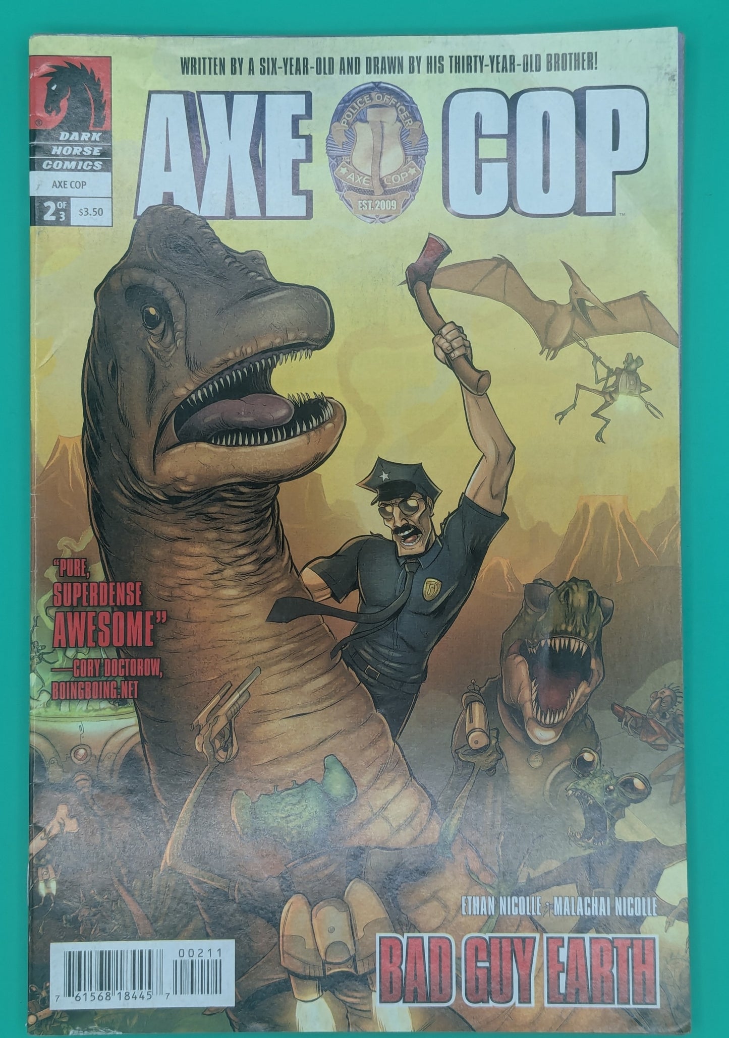 Axe Cop: Bad Guy Earth #2 (2011) - Dark Horse Comic Collectibles:Comic Books & Memorabilia:Comics:Comics & Graphic Novels JJJambers Jamboree