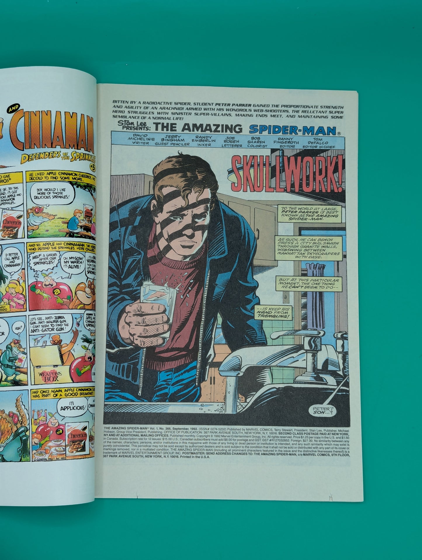 Spider-Man, Amazing #366 (1992) - Marvel Comic Collectibles:Comic Books & Memorabilia:Comics:Comics & Graphic Novels JJJambers Jamboree