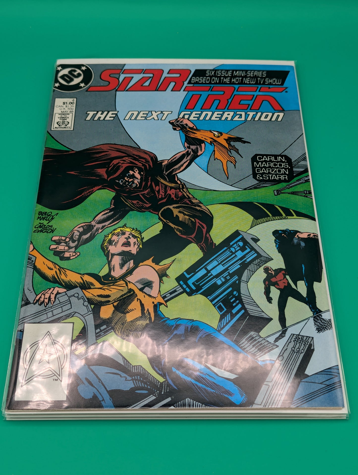 Star Trek: The Next Generation #4 (1988) From 6 issue miniseries - DC Comics Collectibles:Comic Books & Memorabilia:Comics:Comics & Graphic Novels JJJambers Vintage Vault
