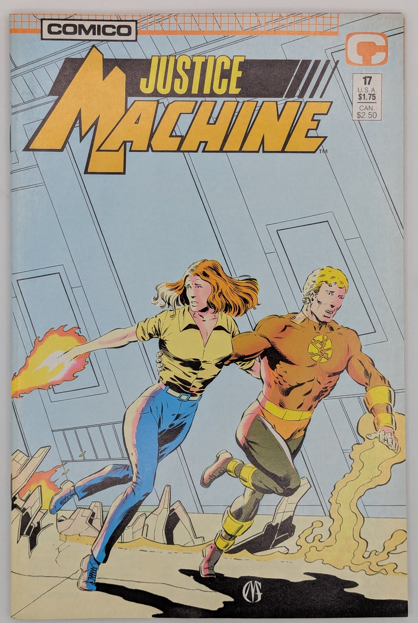 Justice Machine #17 (1989) - Comico Comic - VF Collectibles:Comic Books & Memorabilia:Comics:Comics & Graphic Novels JJJambers Vintage Vault