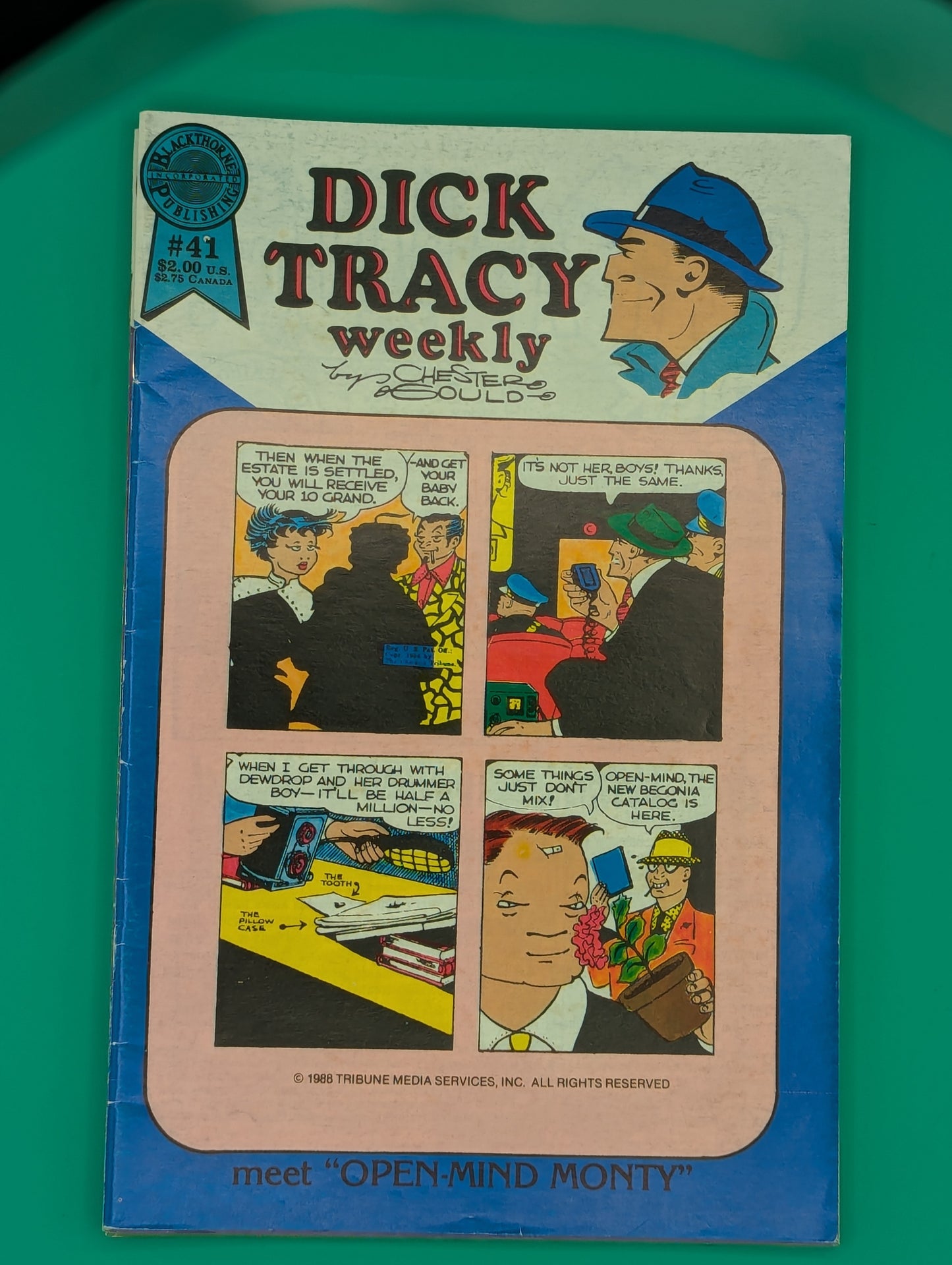 Dick Tracy Weekly #41 - Blackthorne Publishing Comic Collectibles:Comic Books & Memorabilia:Comics:Comics & Graphic Novels JJJambers Vintage Vault