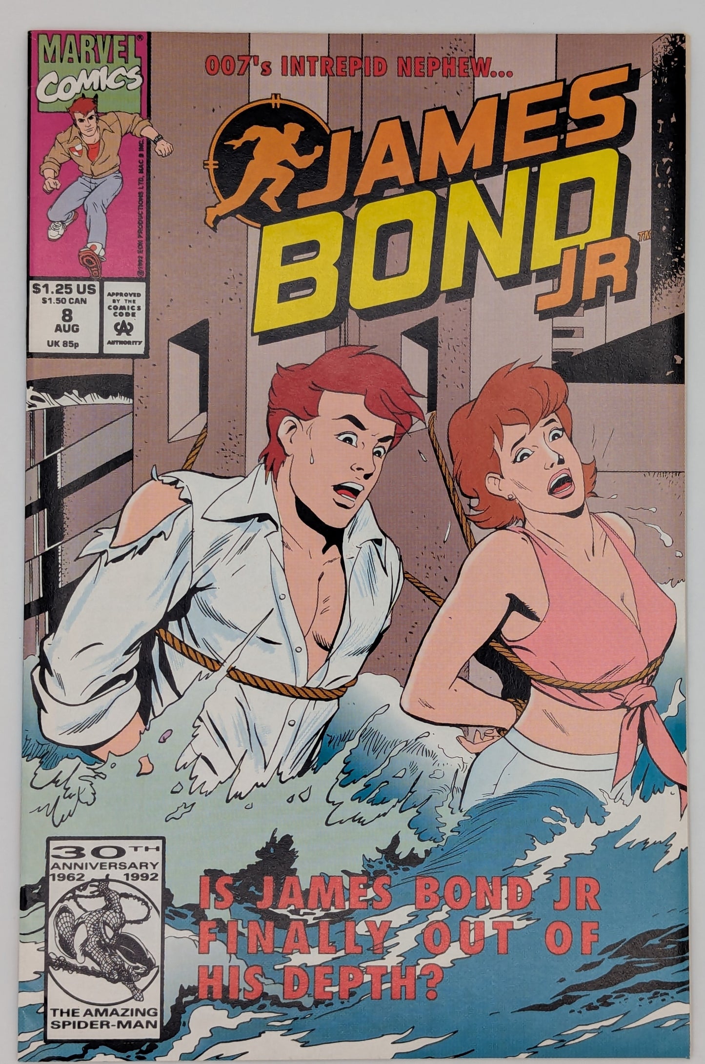 James Bond Jr. #8 (1992) - Marvel Comic - VF Collectibles:Comic Books & Memorabilia:Comics:Comics & Graphic Novels JJJambers Jamboree