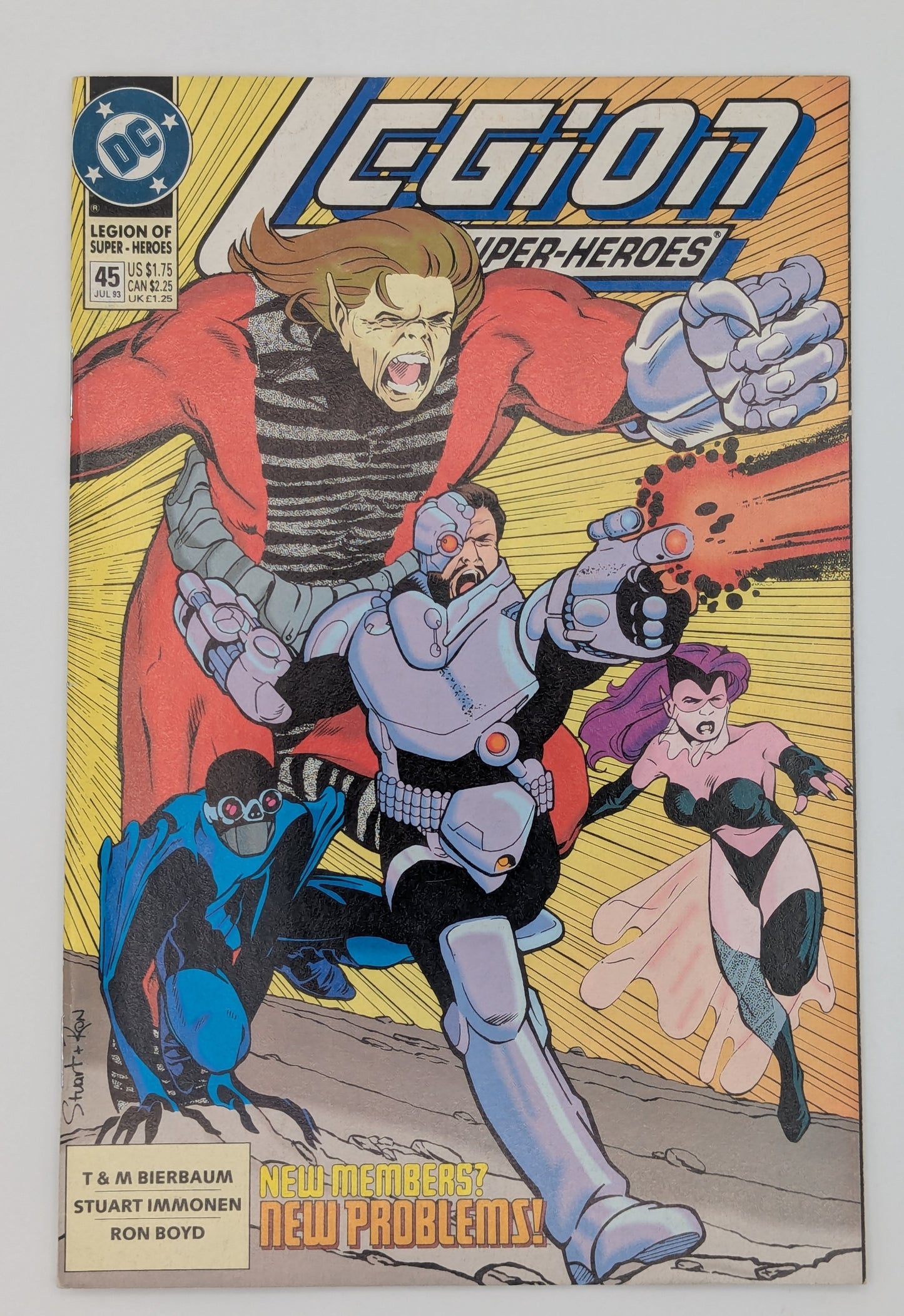 Legion of Super-Heroes #45 (1993) - DC Comic Collectibles:Comic Books & Memorabilia:Comics:Comics & Graphic Novels JJJambers Jamboree