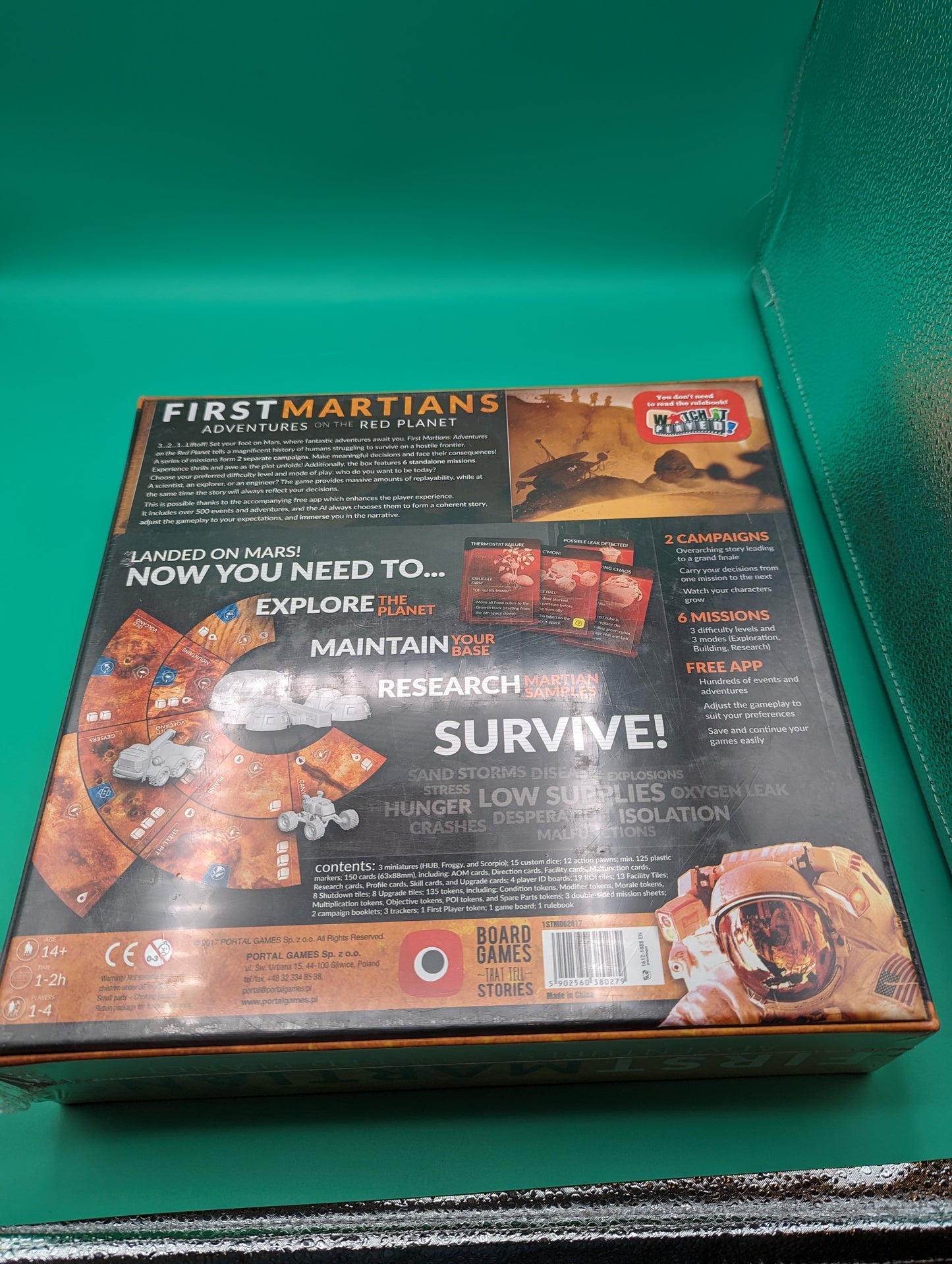 First Martians Board Game - New Sealed - Portal Games Toys & Hobbies:Games:Board & Traditional Games:Contemporary Manufacture JJJambers Jamboree