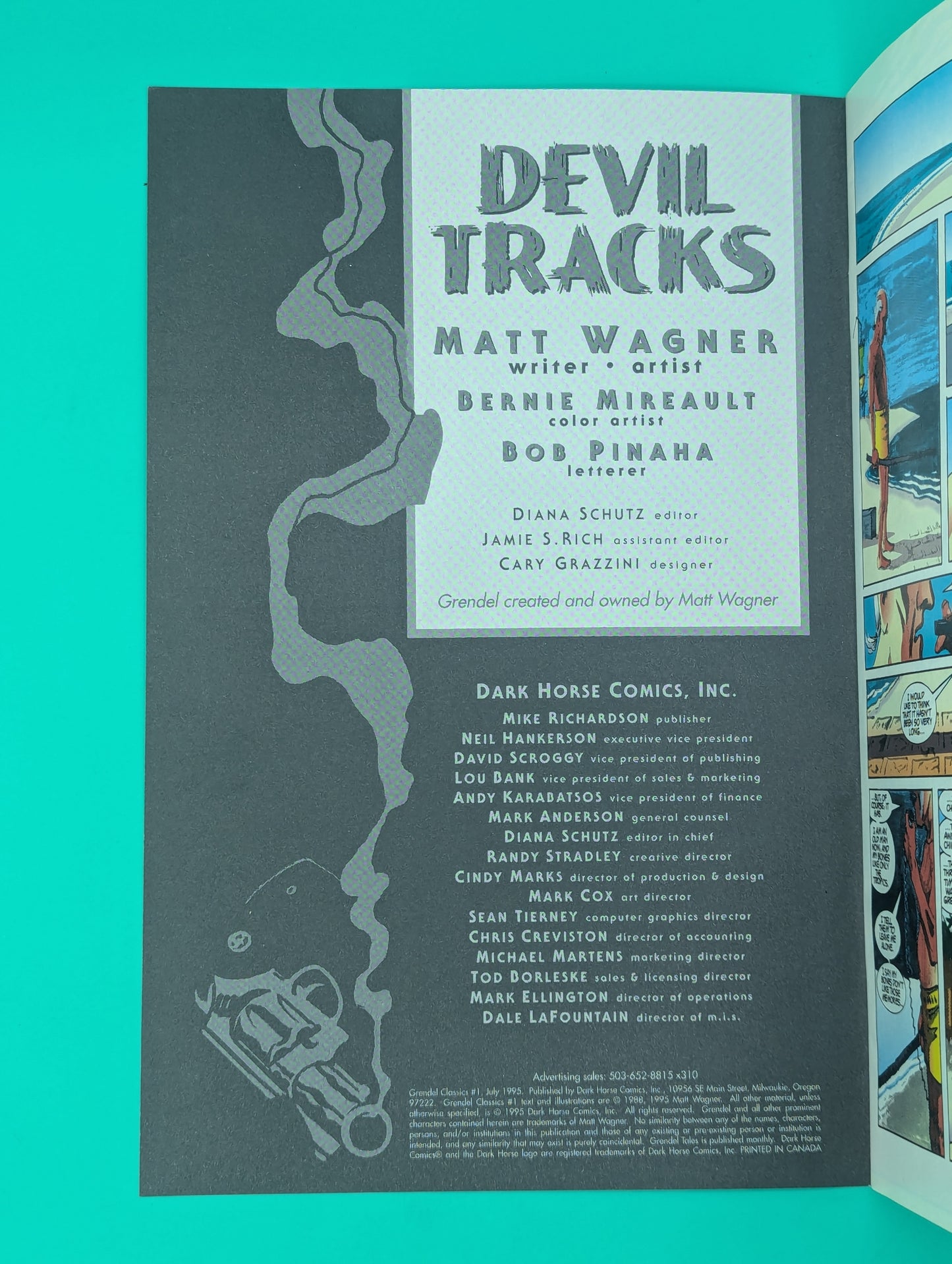 Grendel Classics #1: Devil Tracks (1995) - Dark Horse Comic - VF/NM Collectibles:Comic Books & Memorabilia:Comics:Comics & Graphic Novels JJJambers Jamboree