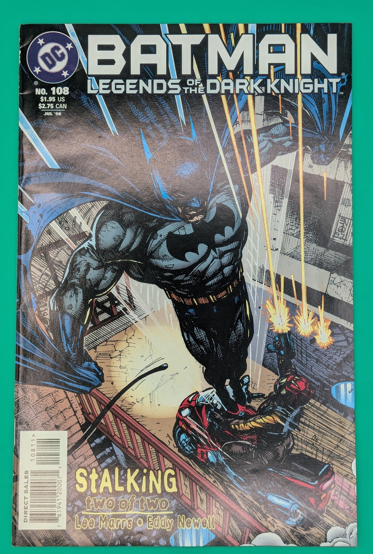 Batman, Legends of the Dark Knight #108: Stalking (1998) - DC Comic Collectibles:Comic Books & Memorabilia:Comics:Comics & Graphic Novels JJJambers Jamboree