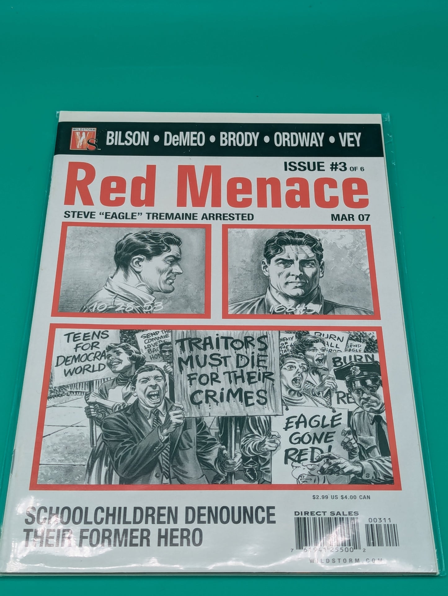 Red Menace #3 (2007) - Wildstorm Comics Collectibles:Comic Books & Memorabilia:Comics:Comics & Graphic Novels JJJambers Vintage Vault