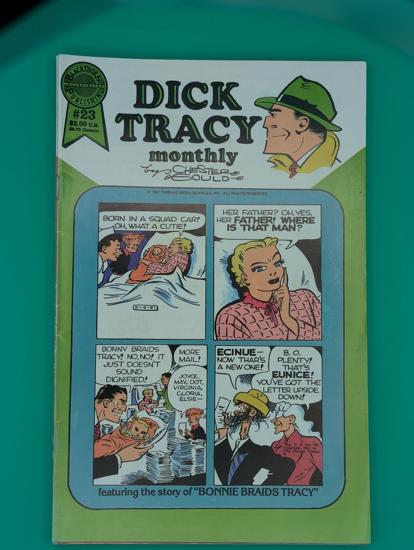 Dick Tracy Monthly #23 - Blackthorne Publishing Comic Collectibles:Comic Books & Memorabilia:Comics:Comics & Graphic Novels JJJambers Vintage Vault