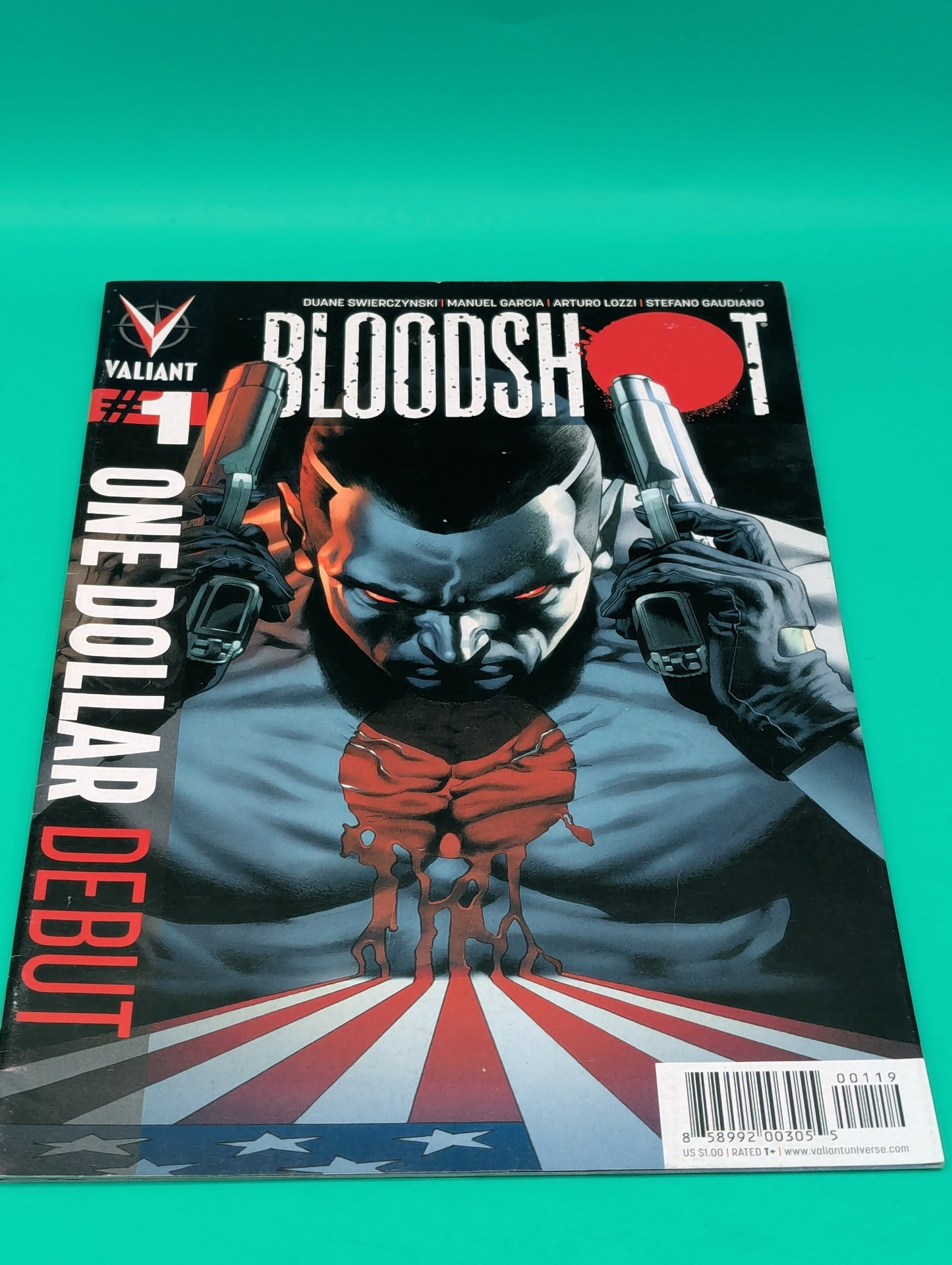 Bloodshot #1: One Dollar Debut (2012) - Valiant Comic Collectibles:Comic Books & Memorabilia:Comics:Comics & Graphic Novels JJJambers Jamboree