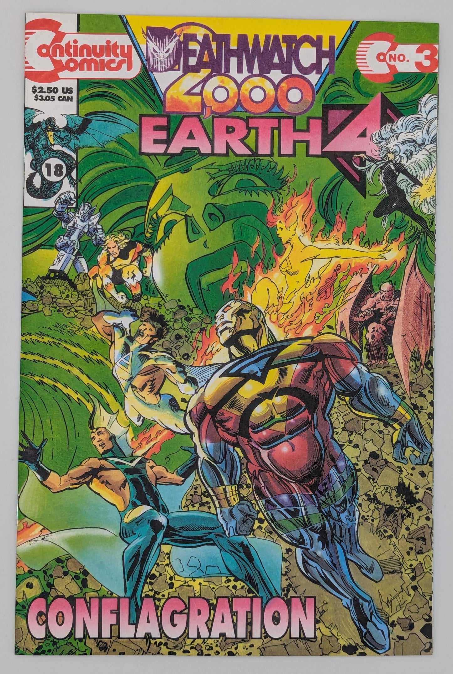 Earth 4 #3 (1993) - Continuity Comics - VF/NM Collectibles:Comic Books & Memorabilia:Comics:Comics & Graphic Novels JJJambers Jamboree