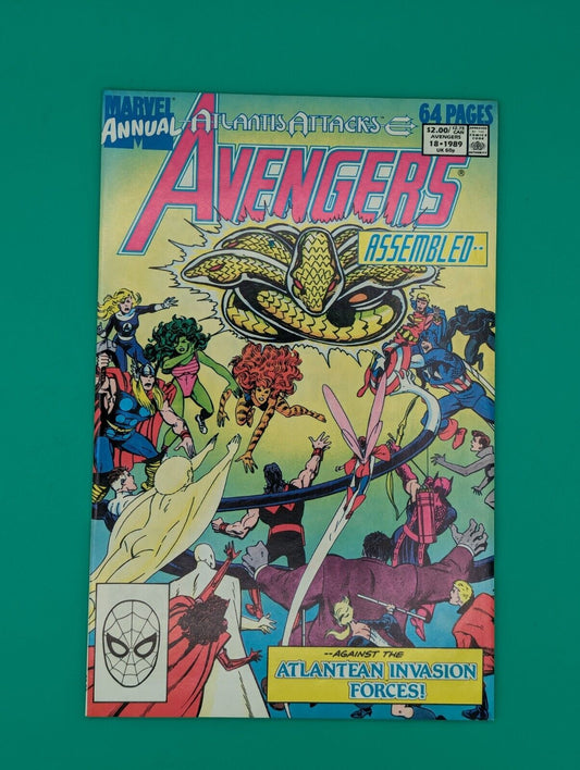 Avengers Assembled #18: Atlantis Attacks (1989) - Marvel Comics VF Collectibles:Comic Books & Memorabilia:Comics:Comics & Graphic Novels JJJambers Jamboree   