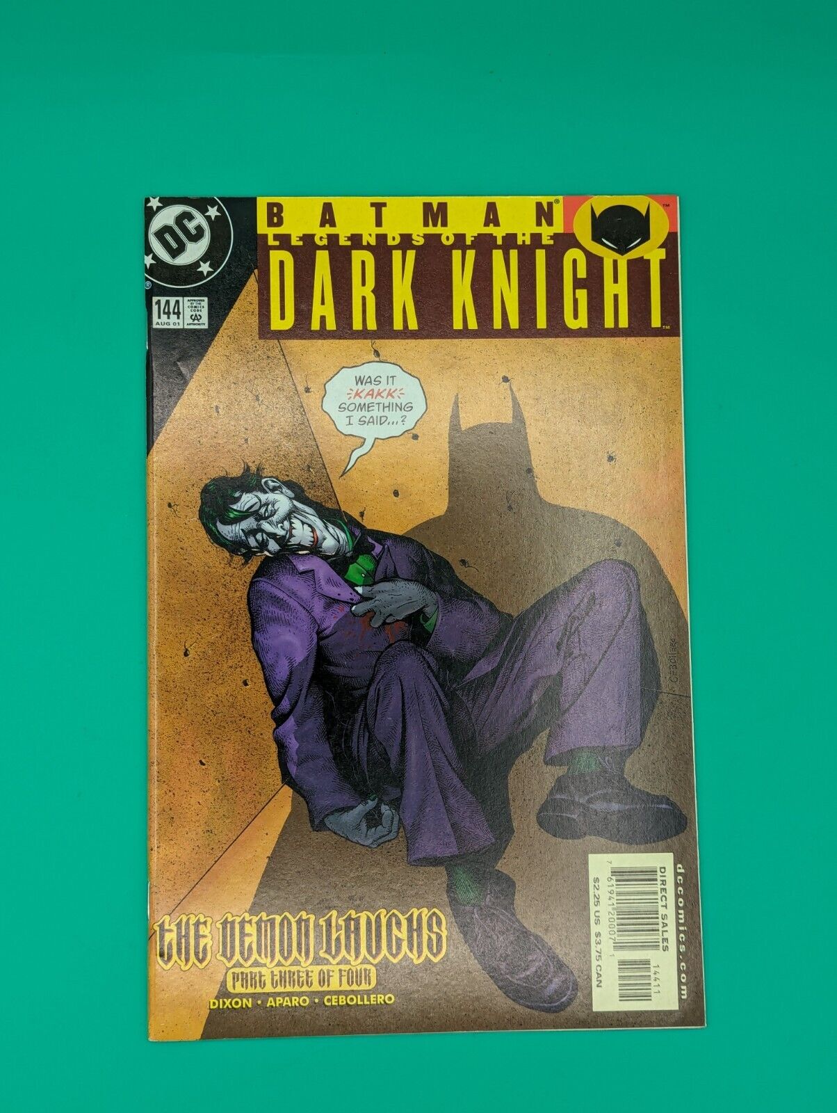 Batman Legends of the Dark Knight 142, 143, 144 (2001) - The Demon Laughs Arc #1-3 - DC Comics Collectibles:Comic Books & Memorabilia:Comics:Comics & Graphic Novels JJJambers Jamboree   