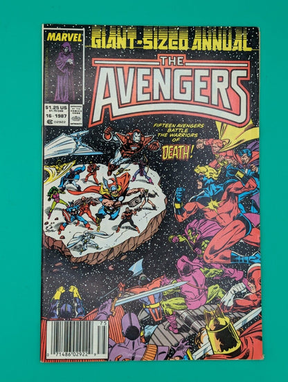 Avengers Annual #16 vs. The Warriors of Death! (1987) - Marv Comics -  FN/VF Collectibles:Comic Books & Memorabilia:Comics:Comics & Graphic Novels JJJambers Jamboree   