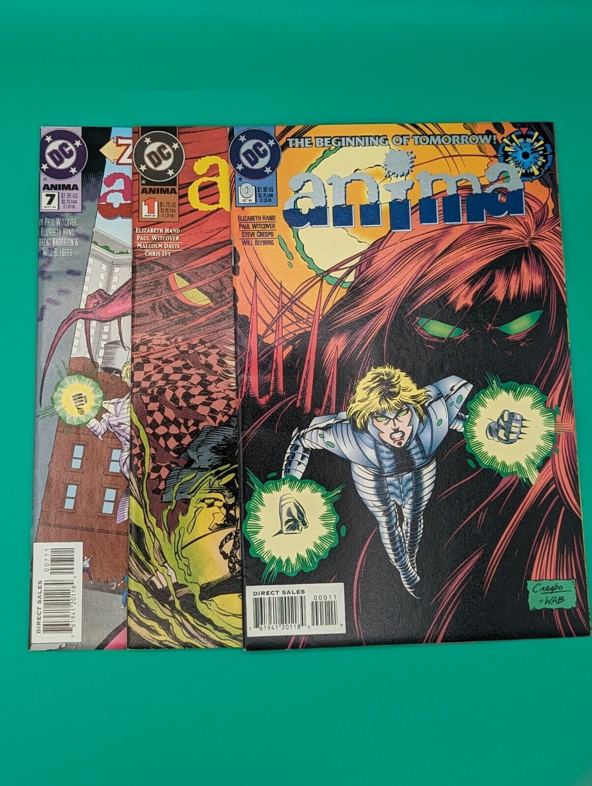 Anima Issues 0, 1, 7 -3 DC Comics (1994) We Combine Shipping Collectibles:Comic Books & Memorabilia:Comics:Comics & Graphic Novels JJJambers Jamboree   