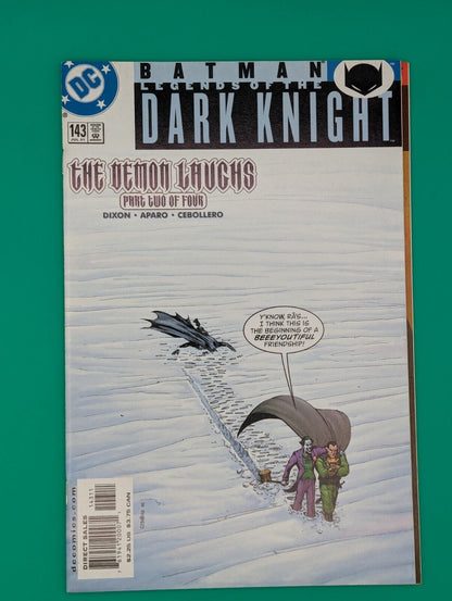 Batman Legends of the Dark Knight 142, 143, 144 (2001) - The Demon Laughs Arc #1-3 - DC Comics Collectibles:Comic Books & Memorabilia:Comics:Comics & Graphic Novels JJJambers Jamboree   