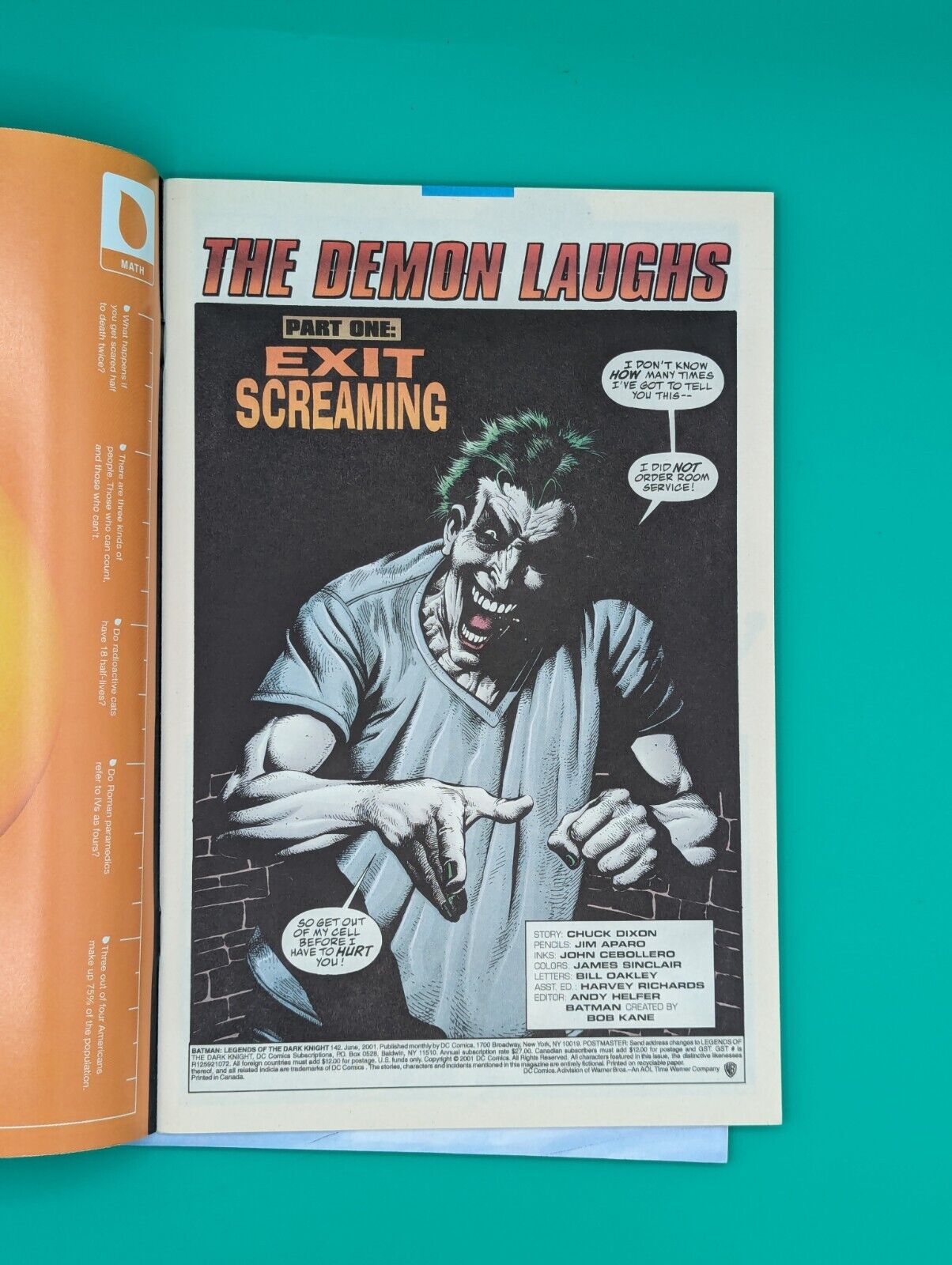 Batman Legends of the Dark Knight 142, 143, 144 (2001) - The Demon Laughs Arc #1-3 - DC Comics Collectibles:Comic Books & Memorabilia:Comics:Comics & Graphic Novels JJJambers Jamboree   