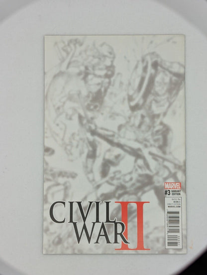 Avengers: Civil War II #3 Sketch Variant (2016) - Marvel Comics Collectibles:Comic Books & Memorabilia:Comics:Comics & Graphic Novels JJJambers Jamboree   