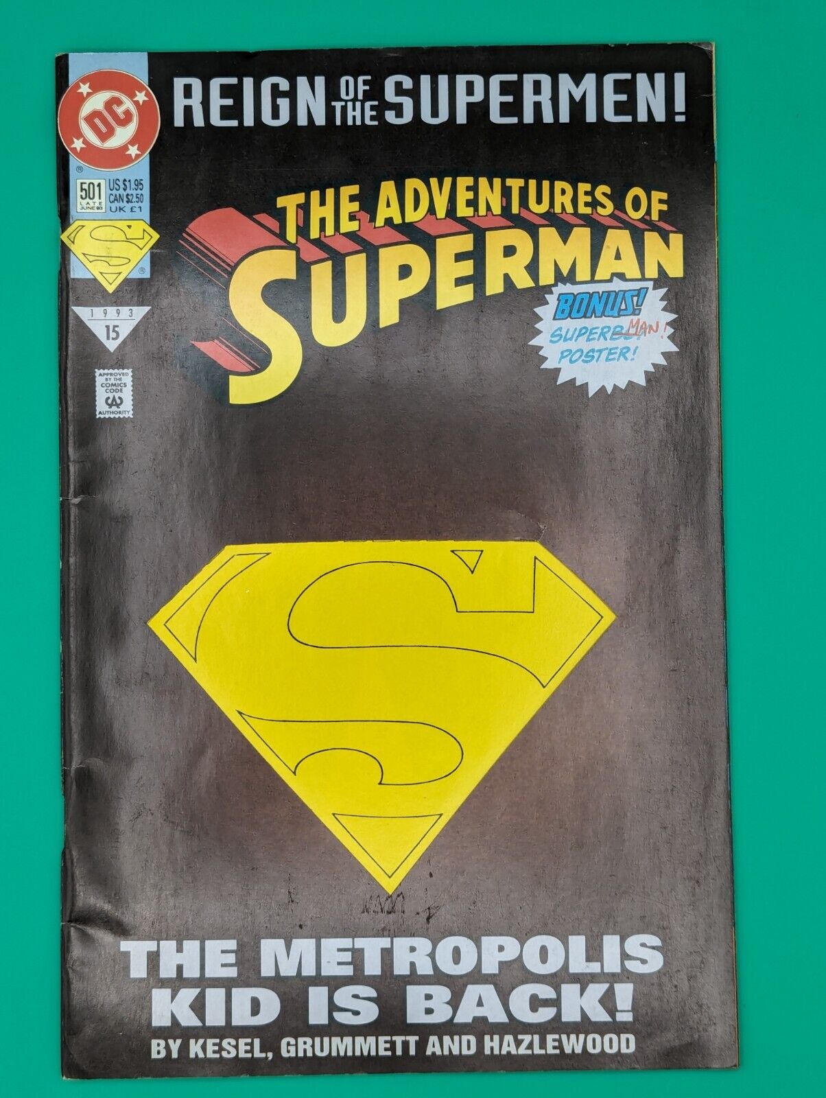 Superman, Adventures of #501 Deluxe Edition (1993) -DC Comics Collectibles:Comic Books & Memorabilia:Comics:Comics & Graphic Novels JJJambers Jamboree   