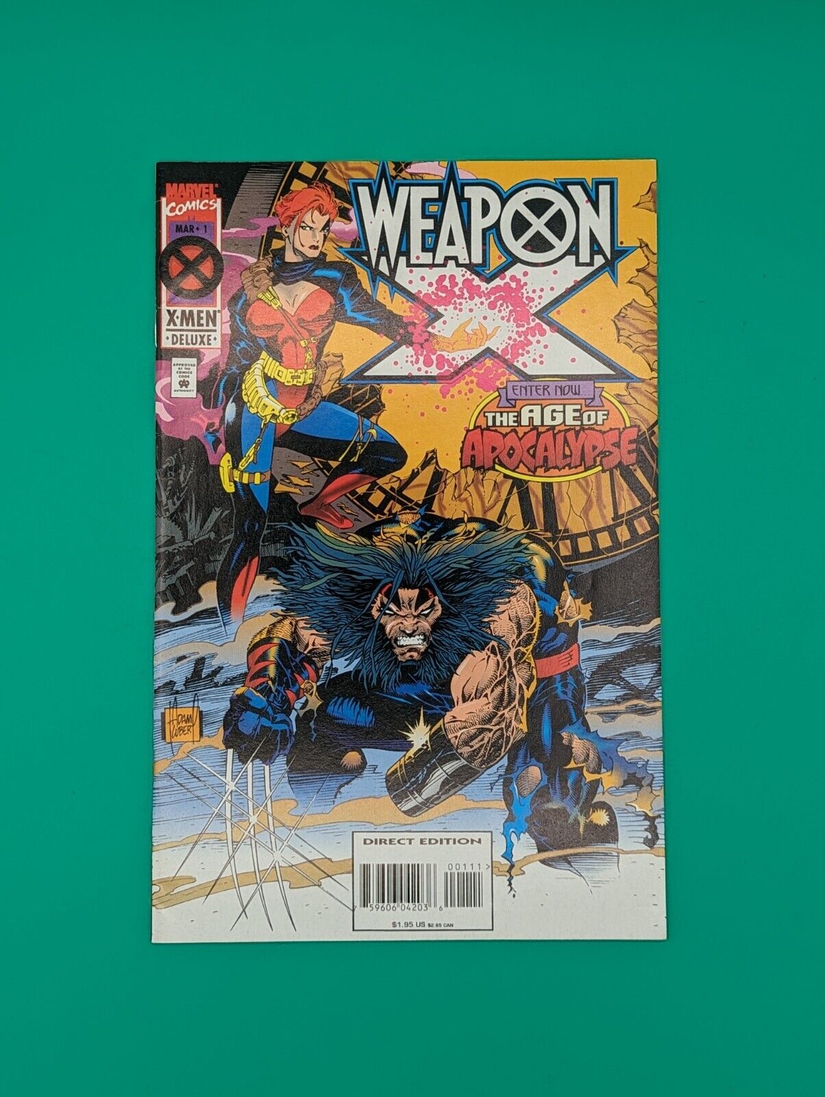 Weapon X #1 (1995) X-Men Deluxe - VF - We Combine Shipping Collectibles:Comic Books & Memorabilia:Comics:Comics & Graphic Novels JJJambers Jamboree   