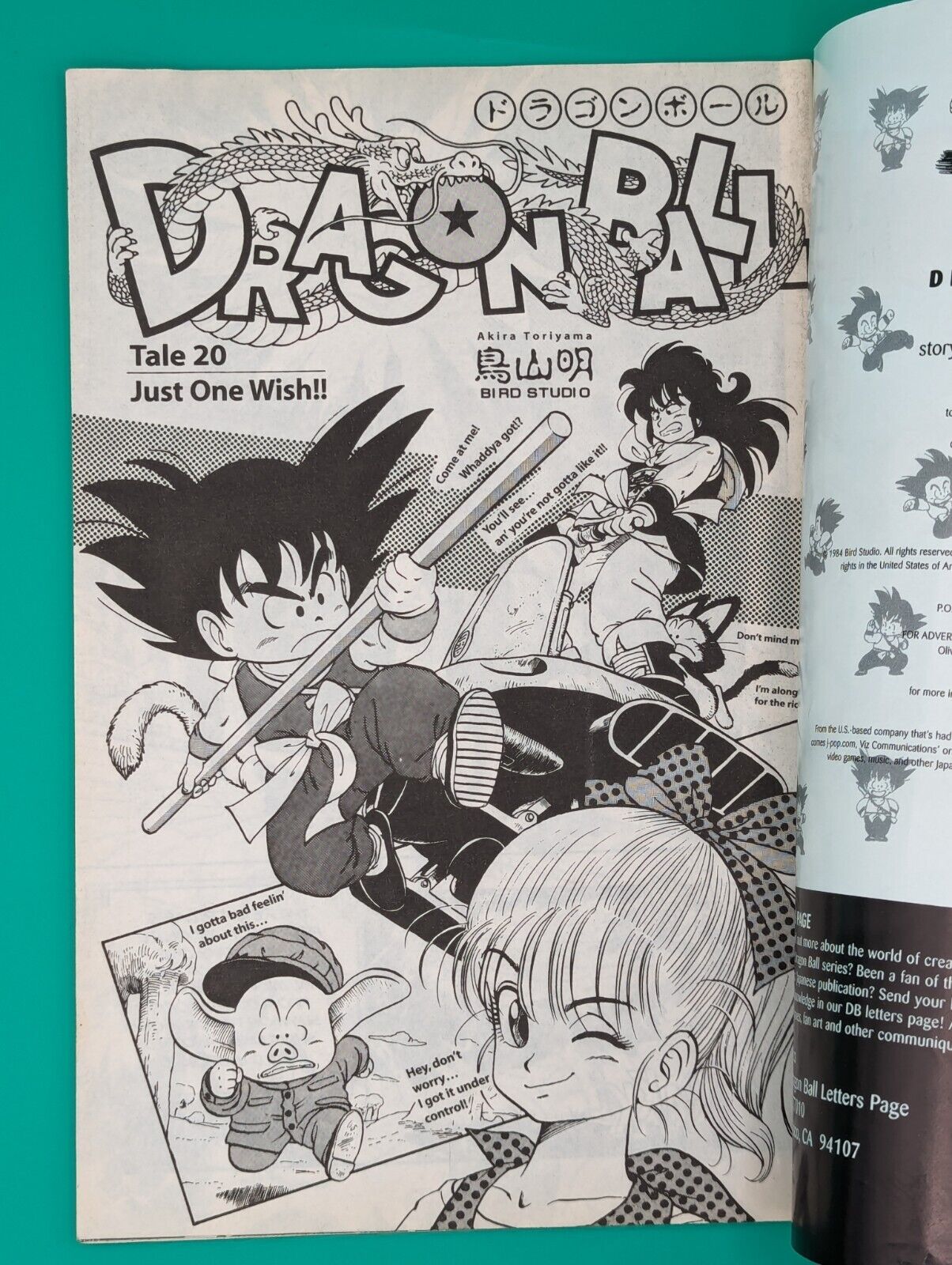 Dragonball #11 (3rd)Tale 20: Just One Wish (1999) - Viz Comics Collectibles:Comic Books & Memorabilia:Comics:Comics & Graphic Novels JJJambers Jamboree   