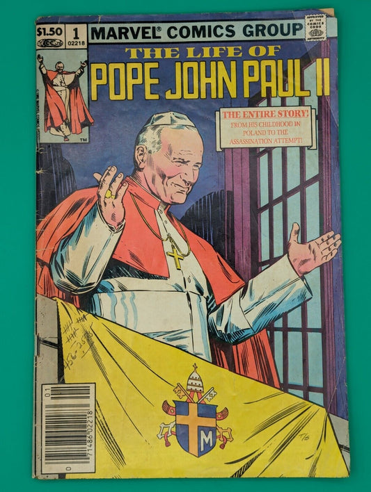 Life of Pope John Paul II, the #1 (1982) - Marvel Comics Collectibles:Comic Books & Memorabilia:Comics:Comics & Graphic Novels JJJambers Jamboree   