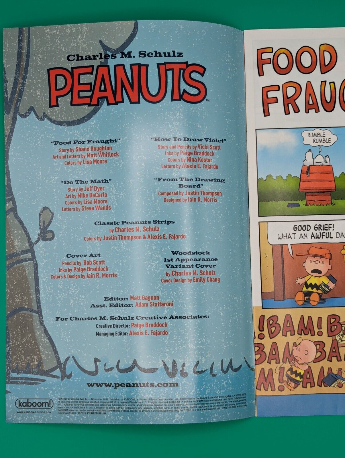 Peanuts #4 Kaboom Comics November 2012 VF Collectibles:Comic Books & Memorabilia:Comics:Comics & Graphic Novels JJJambers Jamboree   