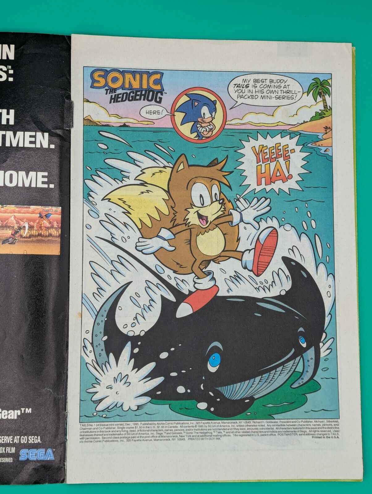 Tails #1 Sonic The Hedgehog's Buddy (1995 Archie Adventure) Low Grade Collectibles:Comic Books & Memorabilia:Comics:Comics & Graphic Novels JJJambers Jamboree   