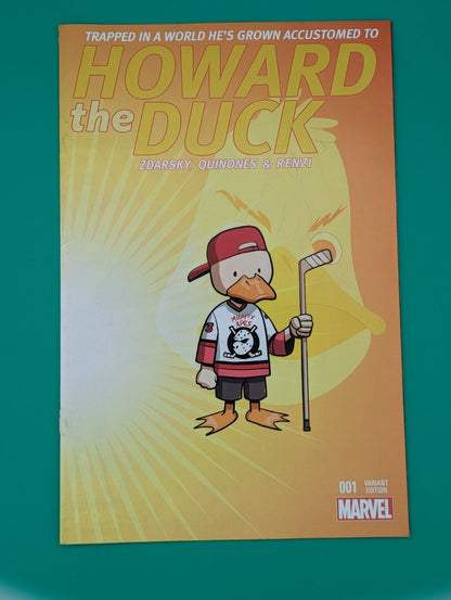 HOWARD THE DUCK #1 EVOLUTION OF HOWARD ZDARSKY VARIANT *RARE* MARVEL COMICS Collectibles:Comic Books & Memorabilia:Comics:Comics & Graphic Novels JJJambers Jamboree   