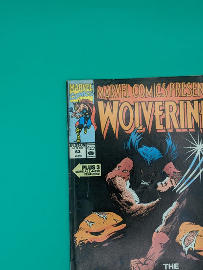 Wolverine, The Beast Unleashed #63 (1990) - Marvel Comics Collectibles:Comic Books & Memorabilia:Comics:Comics & Graphic Novels JJJambers Jamboree   