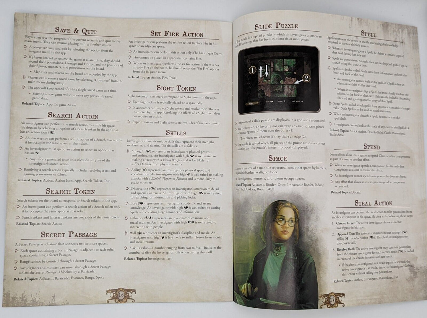 Game Parts: Mansions of Madness 2nd Edition Board Game - Rules Reference Toys & Hobbies:Games:Board & Traditional Games:Contemporary Manufacture Fantasy Flight Games   