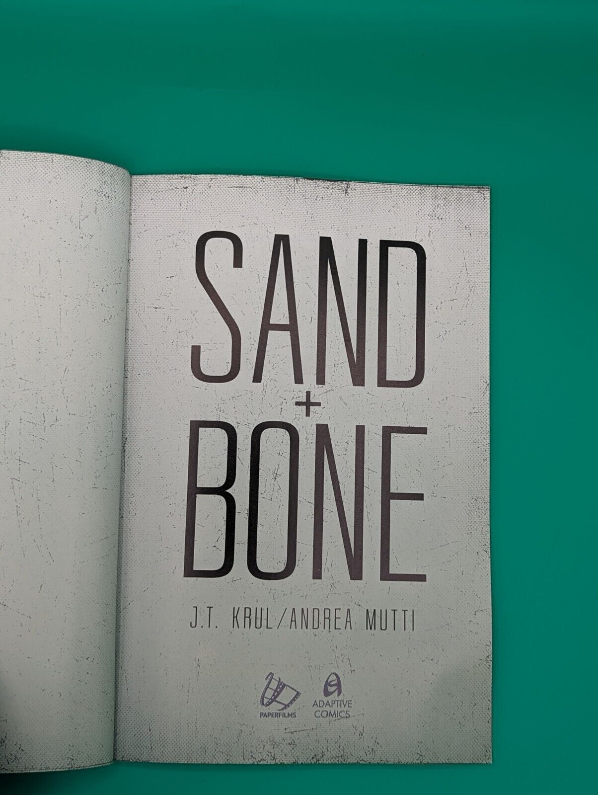 Sand + Bone (2017) - Adaptive Studios Graphic Novel Collectibles:Comic Books & Memorabilia:Comics:Comics & Graphic Novels JJJambers Jamboree   