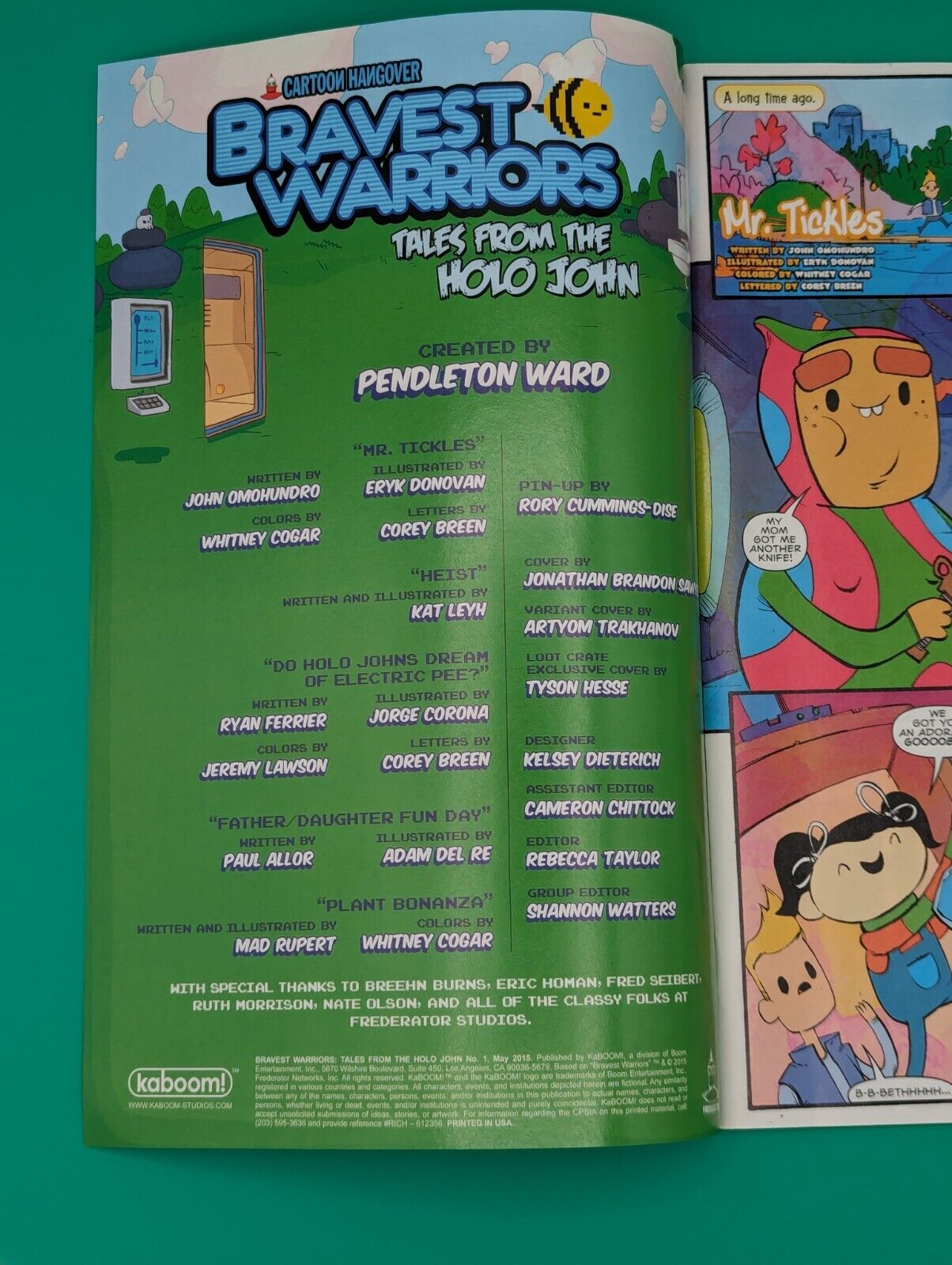 Bravest Warriors: Tales From the Holo John Loot Create Variant (2015)- IDW Comics - VF/NM Collectibles:Comic Books & Memorabilia:Comics:Comics & Graphic Novels IDW Comics   