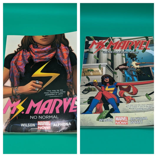 Ms. Marvel Vol. 1 and 2 (2014) - Marvel TPB - VF Collectibles:Comic Books & Memorabilia:Comics:Comics & Graphic Novels JJJambers Jamboree   