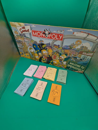 Game Parts: Simpsons Monopoly Hasbro - Play Money Toys & Hobbies:Games:Game Pieces, Parts Hasbro   