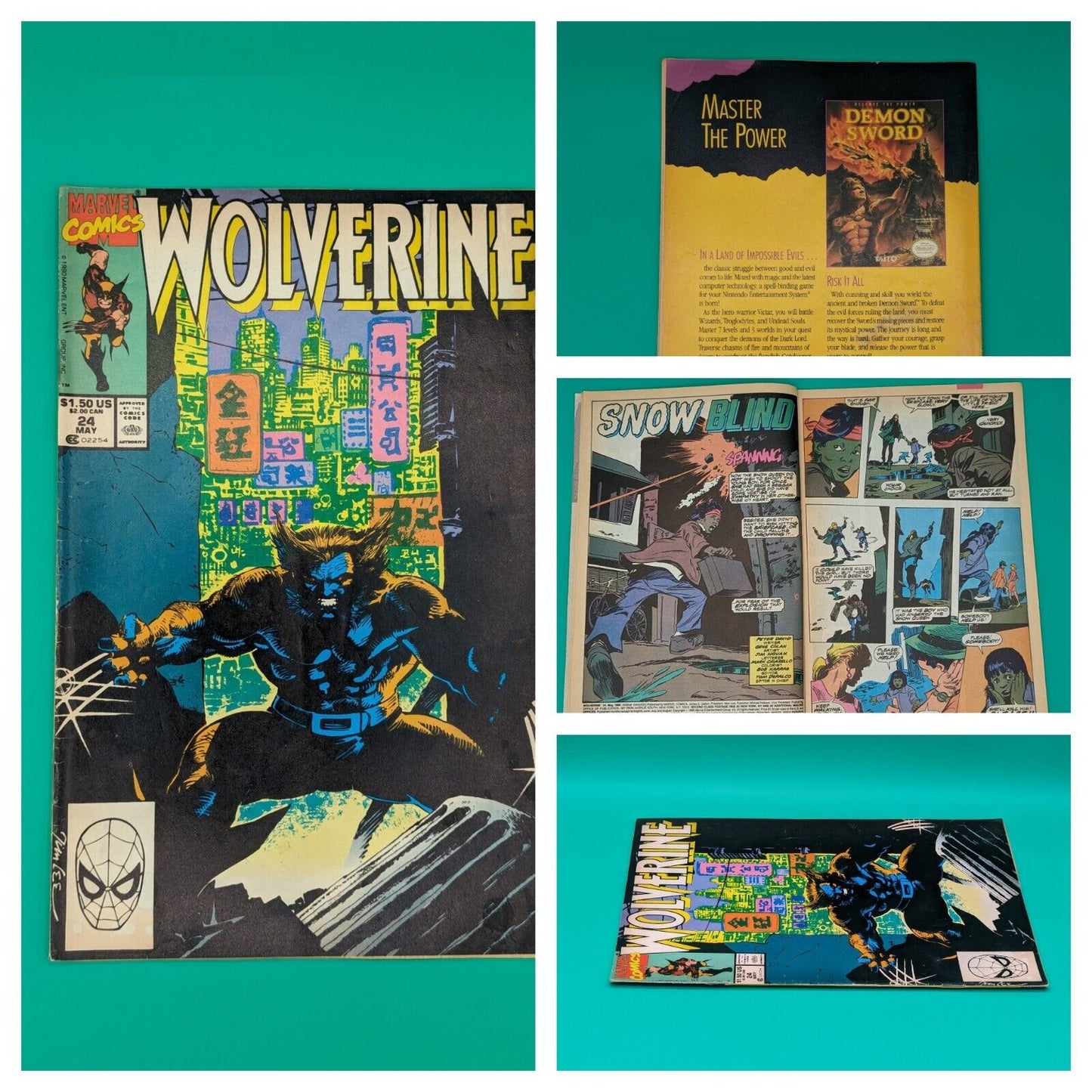 Wolverine #24 (1990) - Marvel Comics Collectibles:Comic Books & Memorabilia:Comics:Comics & Graphic Novels JJJambers Jamboree   